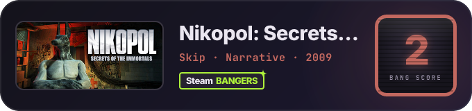 BANG Score badge