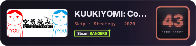 BANG Score badge