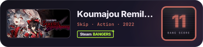 BANG Score badge