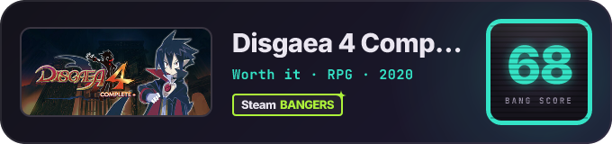 BANG Score badge