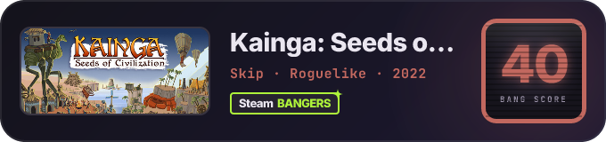 BANG Score badge