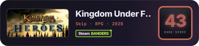 BANG Score badge