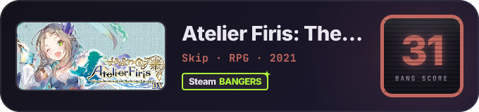 BANG Score badge