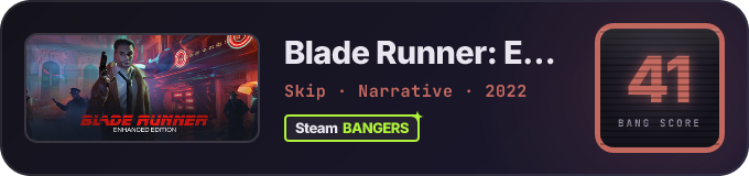 BANG Score badge