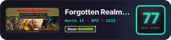 BANG Score badge