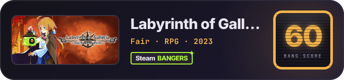 BANG Score badge