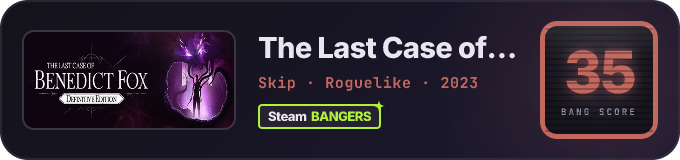 BANG Score badge