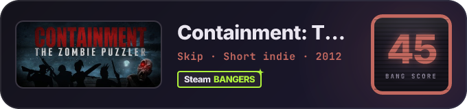 BANG Score badge