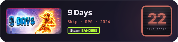 BANG Score badge