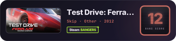 BANG Score badge
