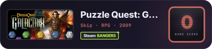 BANG Score badge