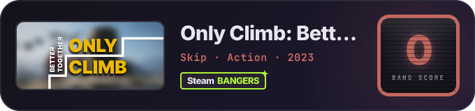 BANG Score badge