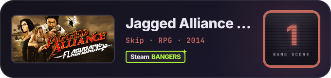 BANG Score badge