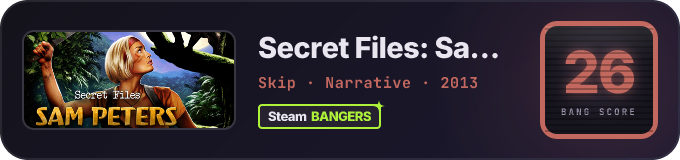 BANG Score badge