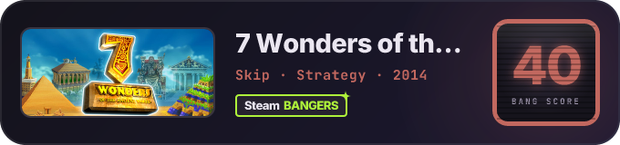 BANG Score badge