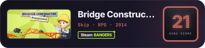 BANG Score badge