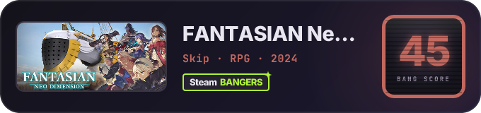 BANG Score badge