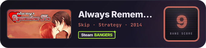 BANG Score badge