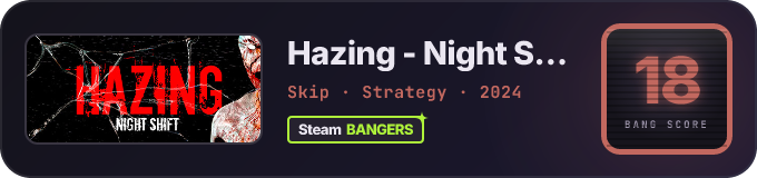 BANG Score badge