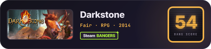 BANG Score badge