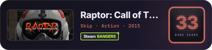 BANG Score badge