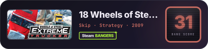BANG Score badge