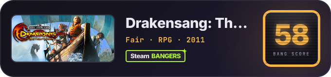 BANG Score badge