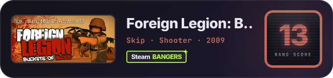 BANG Score badge