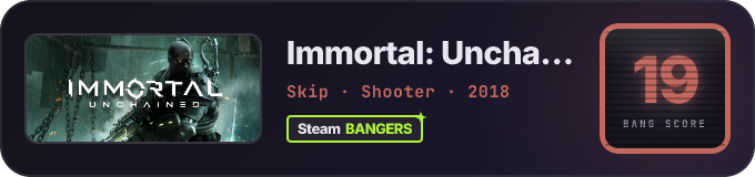 BANG Score badge