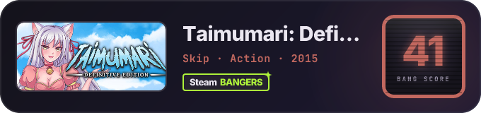 BANG Score badge
