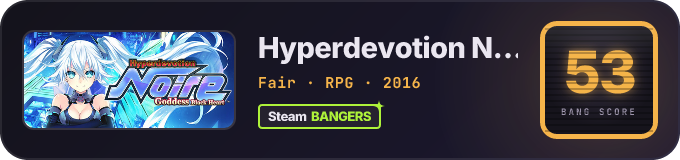 BANG Score badge