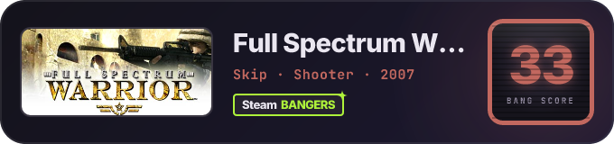 BANG Score badge
