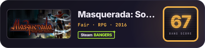 BANG Score badge
