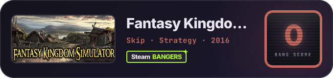 BANG Score badge