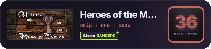 BANG Score badge