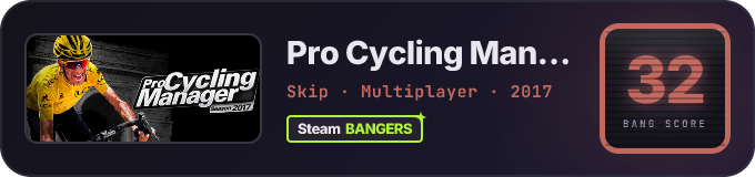 BANG Score badge