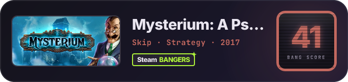 BANG Score badge