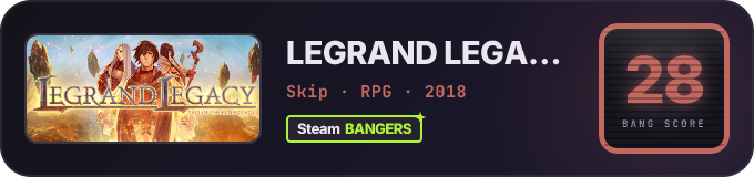 BANG Score badge