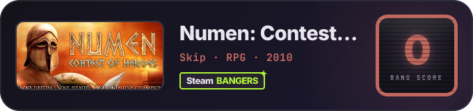 BANG Score badge