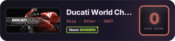 BANG Score badge