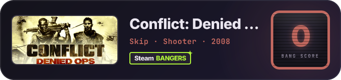 BANG Score badge
