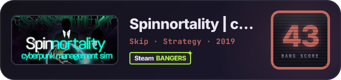 BANG Score badge