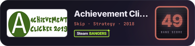 BANG Score badge