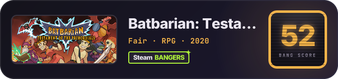 BANG Score badge