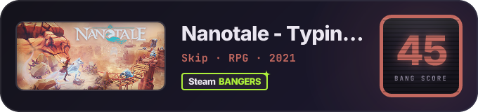 BANG Score badge