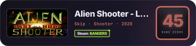 BANG Score badge