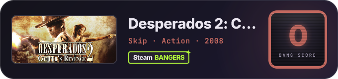 BANG Score badge