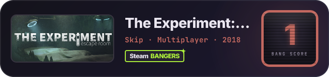 BANG Score badge